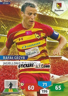 Sticker Rafał Grzyb - T-Mobile Ekstraklasa 2013-2014. Adrenalyn XL - Panini
