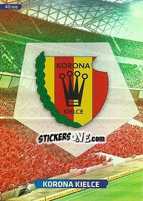 Sticker Godło Klubu - T-Mobile Ekstraklasa 2013-2014. Adrenalyn XL n. 43 - Panini