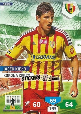 Cromo Jacek Kiełb - T-Mobile Ekstraklasa 2013-2014. Adrenalyn XL - Panini