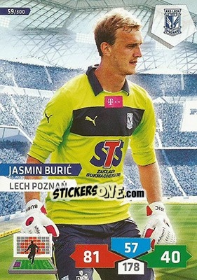Sticker Jasmin Buric - T-Mobile Ekstraklasa 2013-2014. Adrenalyn XL n. 59 - Panini
