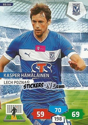 Sticker Kasper Hämäläinen - T-Mobile Ekstraklasa 2013-2014. Adrenalyn XL n. 68 - Panini