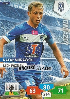 Sticker Rafał Murawski - T-Mobile Ekstraklasa 2013-2014. Adrenalyn XL n. 73 - Panini