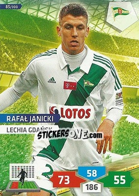 Sticker Rafał Janicki - T-Mobile Ekstraklasa 2013-2014. Adrenalyn XL n. 85 - Panini