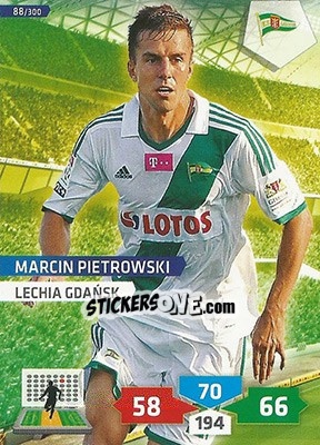 Figurina Marcin Pietrowski - T-Mobile Ekstraklasa 2013-2014. Adrenalyn XL n. 88 - Panini