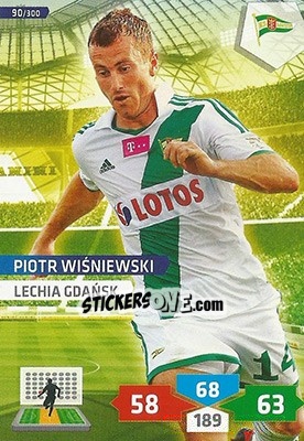Sticker Piotr Wiśniewski - T-Mobile Ekstraklasa 2013-2014. Adrenalyn XL n. 90 - Panini