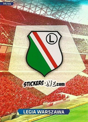 Sticker Godło Klubu - T-Mobile Ekstraklasa 2013-2014. Adrenalyn XL n. 94 - Panini