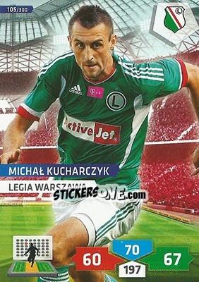 Sticker Michał Kucharczyk - T-Mobile Ekstraklasa 2013-2014. Adrenalyn XL n. 105 - Panini