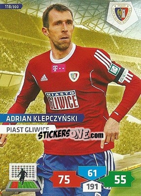 Figurina Adrian Klepczyński - T-Mobile Ekstraklasa 2013-2014. Adrenalyn XL - Panini