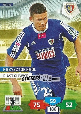 Sticker Krzysztof Król - T-Mobile Ekstraklasa 2013-2014. Adrenalyn XL - Panini