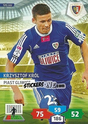 Sticker Krzysztof Król - T-Mobile Ekstraklasa 2013-2014. Adrenalyn XL n. 120 - Panini