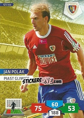 Sticker Jan Polák - T-Mobile Ekstraklasa 2013-2014. Adrenalyn XL - Panini