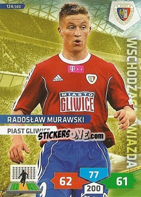 Cromo Radosław Murawski - T-Mobile Ekstraklasa 2013-2014. Adrenalyn XL n. 124 - Panini