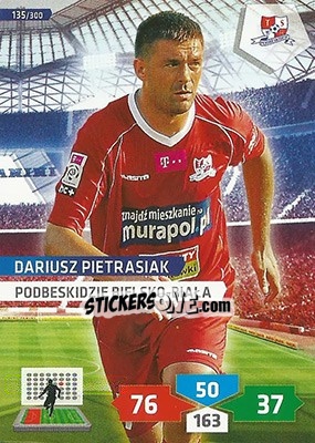 Sticker Dariusz Pietrasiak - T-Mobile Ekstraklasa 2013-2014. Adrenalyn XL n. 135 - Panini