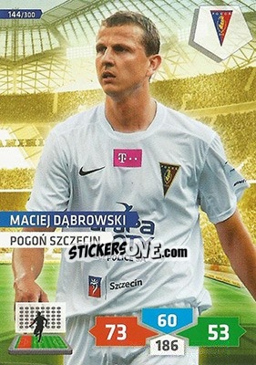 Sticker Maciej Dabrowski - T-Mobile Ekstraklasa 2013-2014. Adrenalyn XL - Panini