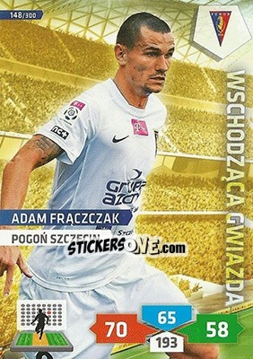 Sticker Adam Frączczak - T-Mobile Ekstraklasa 2013-2014. Adrenalyn XL n. 148 - Panini