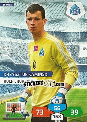 Sticker Krzysztof Kamiński - T-Mobile Ekstraklasa 2013-2014. Adrenalyn XL n. 152 - Panini