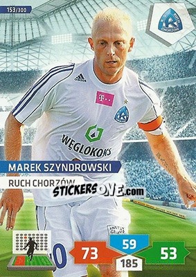 Sticker Marek Szyndrowski - T-Mobile Ekstraklasa 2013-2014. Adrenalyn XL n. 153 - Panini