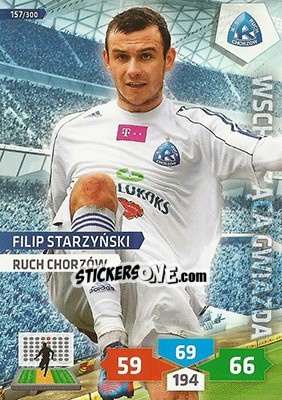 Sticker Filip Starzyński - T-Mobile Ekstraklasa 2013-2014. Adrenalyn XL n. 157 - Panini