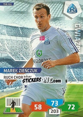 Sticker Marek Zieńczuk - T-Mobile Ekstraklasa 2013-2014. Adrenalyn XL n. 158 - Panini