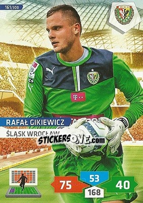 Sticker Rafał Gikiewicz - T-Mobile Ekstraklasa 2013-2014. Adrenalyn XL n. 161 - Panini