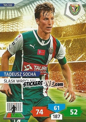 Figurina Tadeusz Socha - T-Mobile Ekstraklasa 2013-2014. Adrenalyn XL - Panini