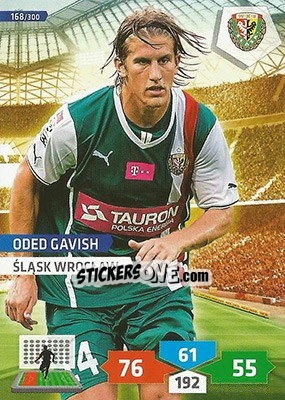 Cromo Oded Gavish - T-Mobile Ekstraklasa 2013-2014. Adrenalyn XL n. 168 - Panini