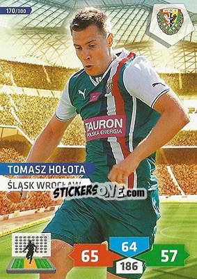 Sticker Tomasz Hołota - T-Mobile Ekstraklasa 2013-2014. Adrenalyn XL - Panini