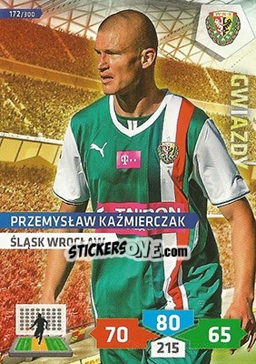 Sticker Przemysław Kaźmierczak - T-Mobile Ekstraklasa 2013-2014. Adrenalyn XL n. 172 - Panini