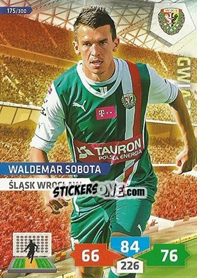 Sticker Waldemar Sobota - T-Mobile Ekstraklasa 2013-2014. Adrenalyn XL - Panini