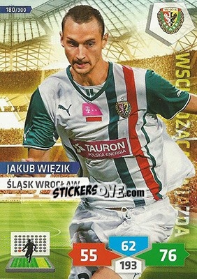 Cromo Jakub Więzik - T-Mobile Ekstraklasa 2013-2014. Adrenalyn XL - Panini