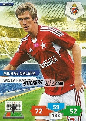 Sticker Michał Nalepa - T-Mobile Ekstraklasa 2013-2014. Adrenalyn XL - Panini