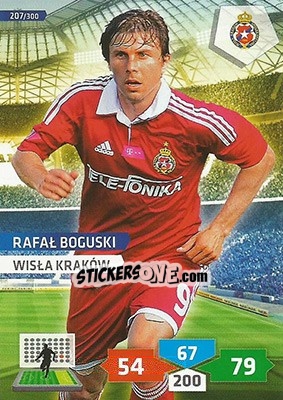 Sticker Rafał Boguski - T-Mobile Ekstraklasa 2013-2014. Adrenalyn XL n. 207 - Panini