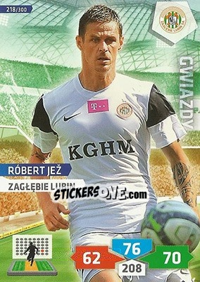 Sticker Róbert Jež - T-Mobile Ekstraklasa 2013-2014. Adrenalyn XL n. 218 - Panini