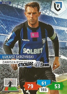 Sticker Lukasz Skrzyński - T-Mobile Ekstraklasa 2013-2014. Adrenalyn XL n. 226 - Panini