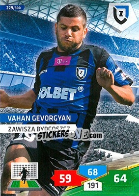 Sticker Vahan Gevorgyan - T-Mobile Ekstraklasa 2013-2014. Adrenalyn XL n. 229 - Panini