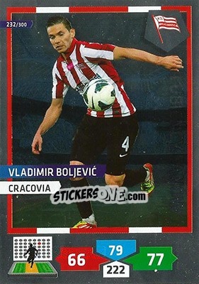 Sticker Vladimir Boljevic - T-Mobile Ekstraklasa 2013-2014. Adrenalyn XL n. 232 - Panini