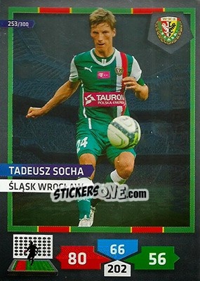 Sticker Tadeusz Socha - T-Mobile Ekstraklasa 2013-2014. Adrenalyn XL - Panini