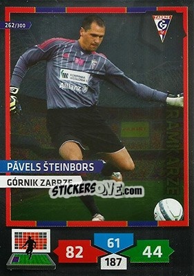Sticker Pāvels Šteinbors - T-Mobile Ekstraklasa 2013-2014. Adrenalyn XL n. 262 - Panini