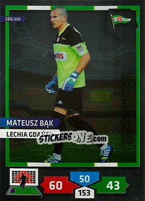 Cromo Mateusz Bąk - T-Mobile Ekstraklasa 2013-2014. Adrenalyn XL - Panini