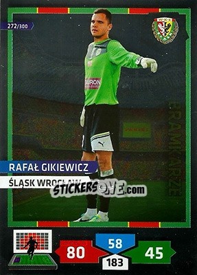Sticker Rafał Gikiewicz - T-Mobile Ekstraklasa 2013-2014. Adrenalyn XL n. 272 - Panini