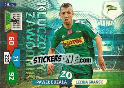Sticker Paweł Buzała - T-Mobile Ekstraklasa 2013-2014. Adrenalyn XL - Panini