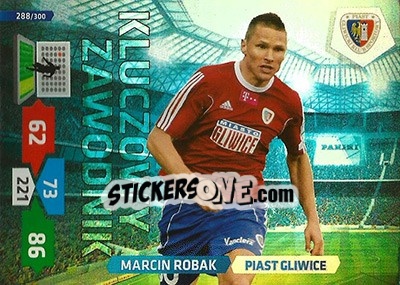 Cromo Marcin Robak - T-Mobile Ekstraklasa 2013-2014. Adrenalyn XL - Panini