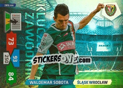 Sticker Waldemar Sobota - T-Mobile Ekstraklasa 2013-2014. Adrenalyn XL n. 289 - Panini
