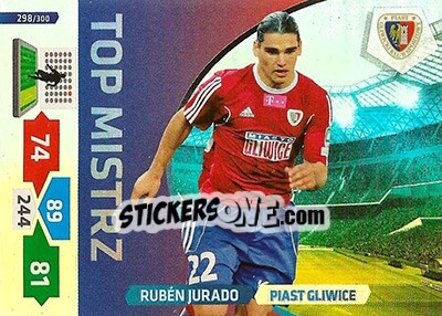 Sticker Rubén Jurado - T-Mobile Ekstraklasa 2013-2014. Adrenalyn XL - Panini