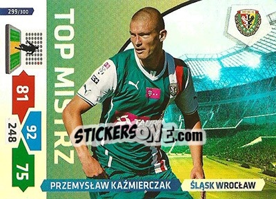 Sticker Przemysław Kaźmierczak - T-Mobile Ekstraklasa 2013-2014. Adrenalyn XL n. 299 - Panini