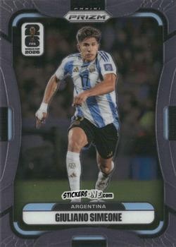 Figurina Giuliano Simeone - FIFA World Cup 2026. Prizm
 n. 13 - Panini