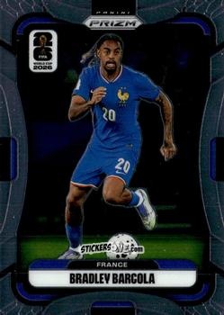 Figurina Bradley Barcola - FIFA World Cup 2026. Prizm
 n. 28 - Panini