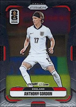 Cromo Anthony Gordon - FIFA World Cup 2026. Prizm
 n. 105 - Panini