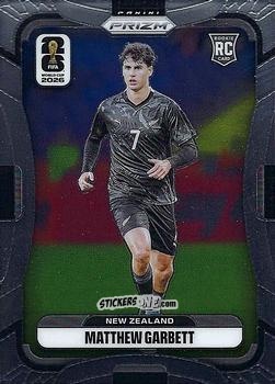 Cromo Matthew Garbett - FIFA World Cup 2026. Prizm
 n. 322 - Panini