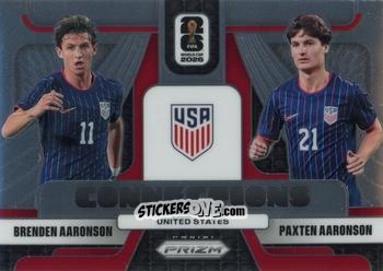 Sticker Brenden Aaronson / Paxten Aaronson - FIFA World Cup 2026. Prizm
 n. C5 - Panini